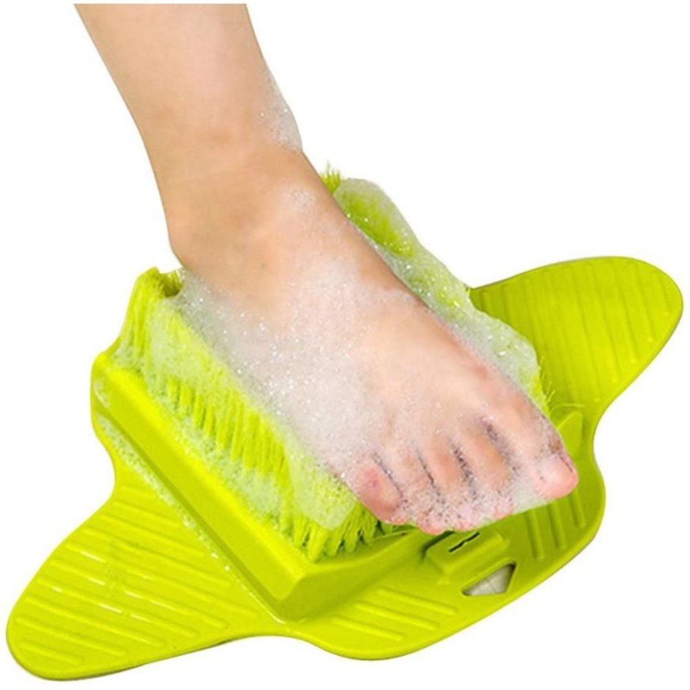Foot Scrub Brush Feet Massager with Non Slip Suctions